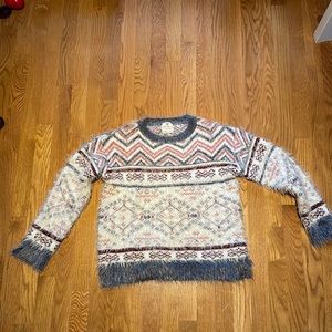 Zara Girls Fluffy Sweater Youth 13/14